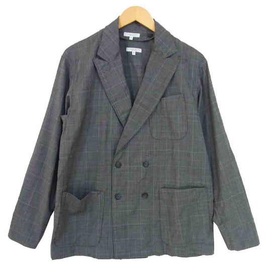 Engineered Garments エンジニアードガーメンツ DLS Jacket ラペル着脱可 ダブル ブレステッド ノーカラー ジャケット ブラック系 S【中古】