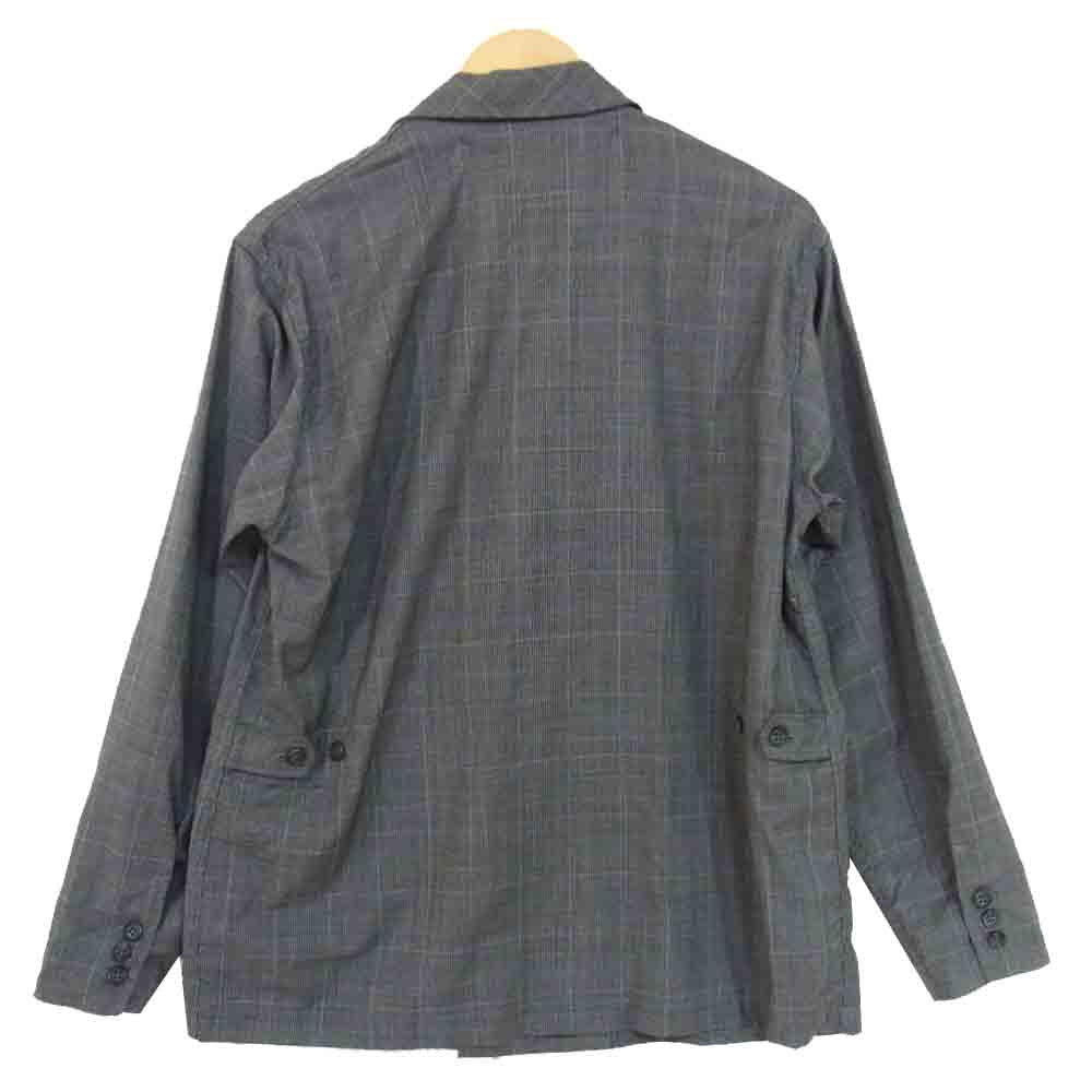 Engineered Garments エンジニアードガーメンツ DLS Jacket ラペル着脱可 ダブル ブレステッド ノーカラー ジャケット ブラック系 S【中古】