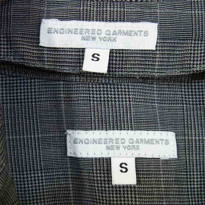 Engineered Garments エンジニアードガーメンツ DLS Jacket ラペル着脱可 ダブル ブレステッド ノーカラー ジャケット ブラック系 S【中古】