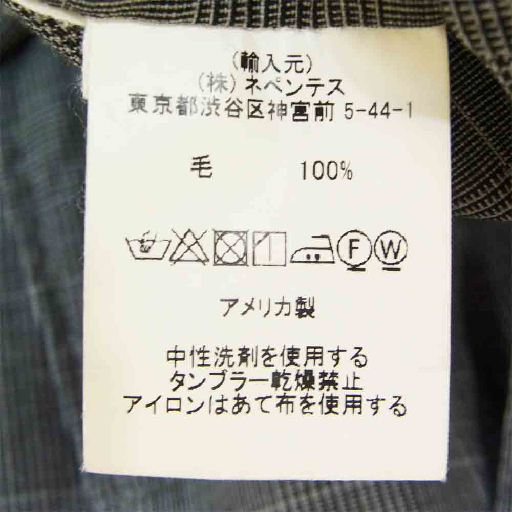 Engineered Garments エンジニアードガーメンツ DLS Jacket ラペル着脱可 ダブル ブレステッド ノーカラー ジャケット ブラック系 S【中古】