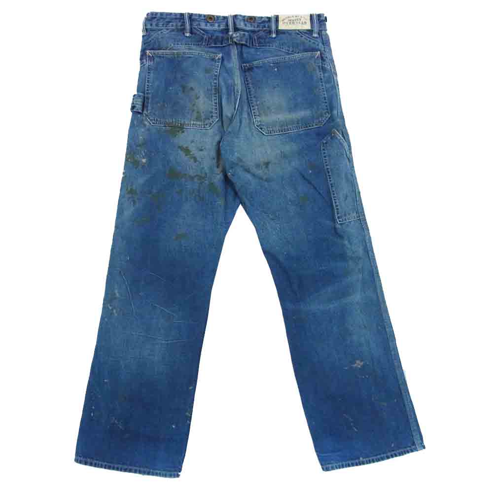 RRL ダブルアールエル ペイント加工 ダブルニー ペインター デニム インディゴブルー系 30【中古】