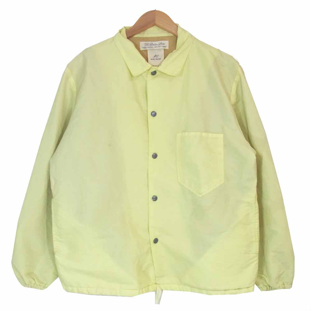 REMI RELIEF レミレリーフ コンチョスナップボタン ナイロンクロス コーチ ジャケット イエロー系 S【中古】