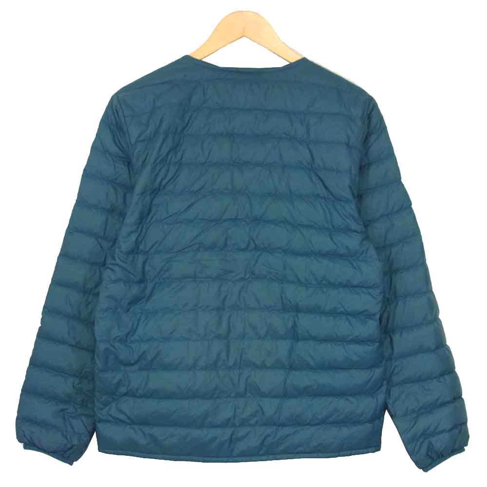 mont-bell モンベル 1101503 スペリオ ダウン ラウンドネック ノーカラー ジャケット グリーン系 S【中古】