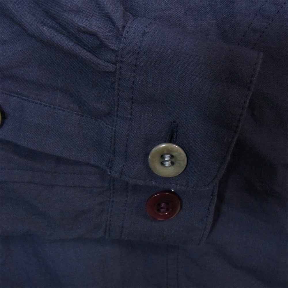 UNDERCOVER アンダーカバー 16SS UCQ4401-1 GROUPIE バックプリント カディ プルオーバー シャツ ネイビー系 2【中古】