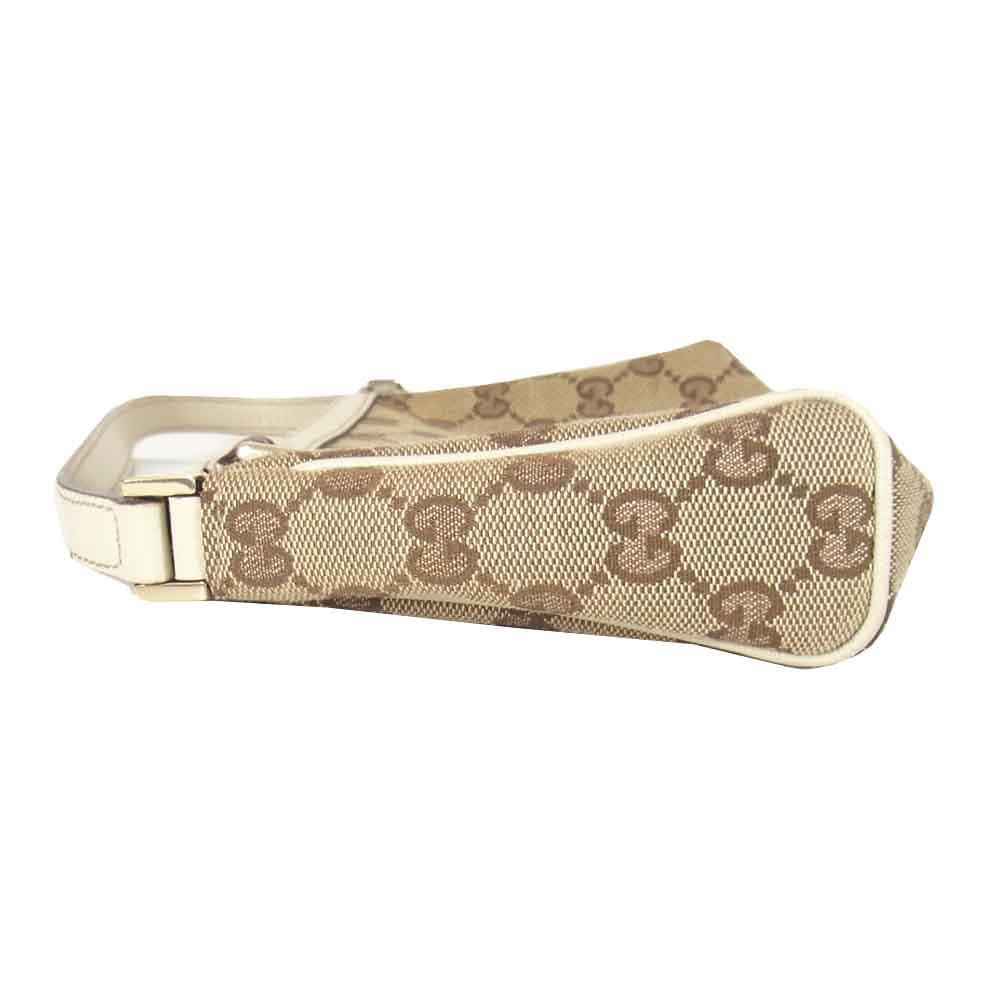 GUCCI グッチ 145750 GG キャンパス アクセサリー ポーチ ブラウン系【中古】