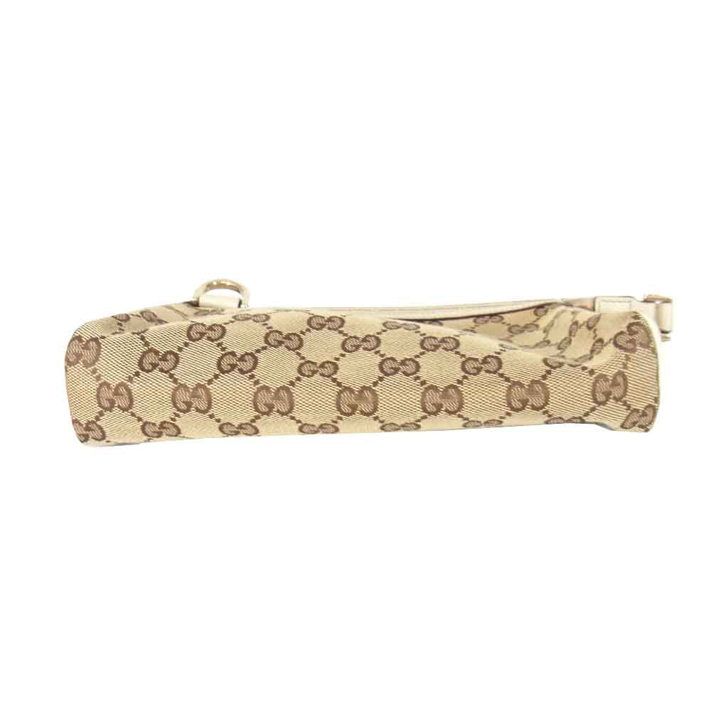GUCCI グッチ 145750 GG キャンパス アクセサリー ポーチ ブラウン系【中古】