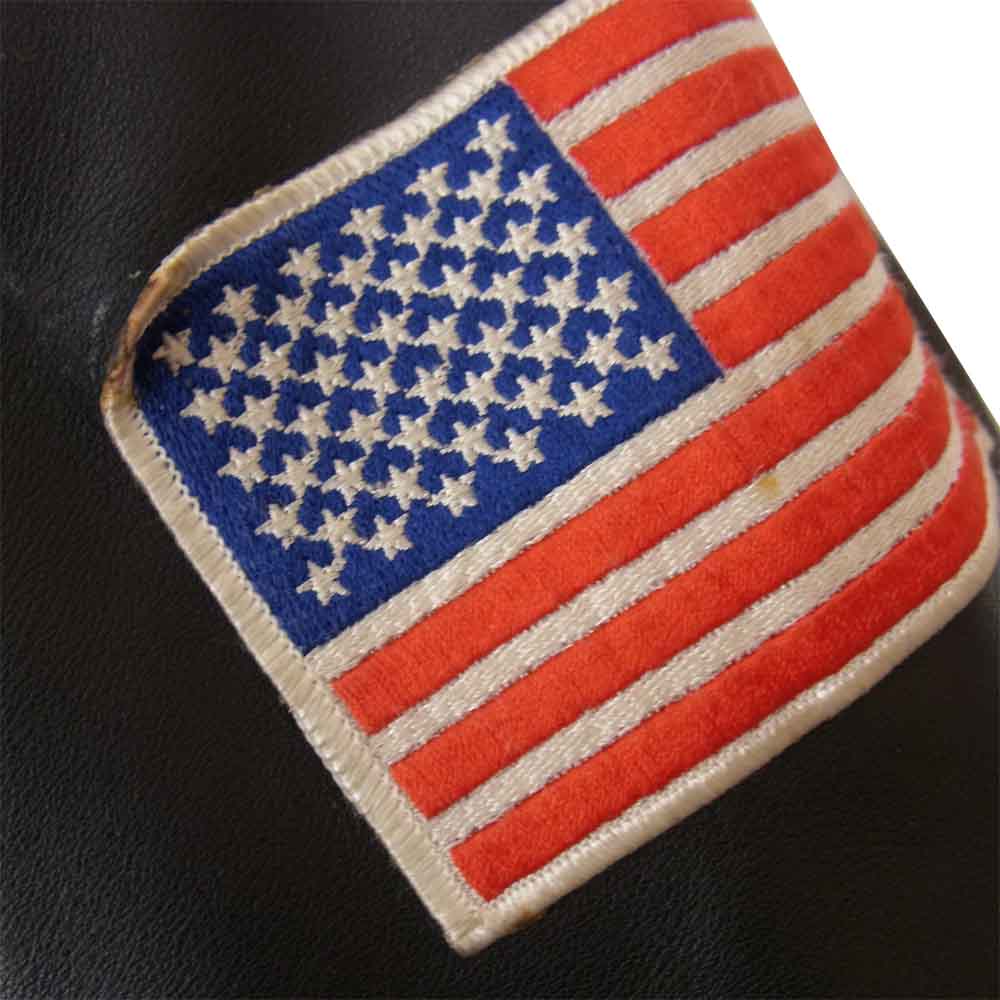 schott ライダースジャケット　ワッペンカスタム USA製 Schott ショット ダブル ライダースジャケット TRIUMPH NORTON