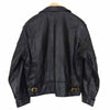 schott ショット AT101 USA製 襟付き シングル カウレザー ライダース ジャケット ブラック系 42【中古】