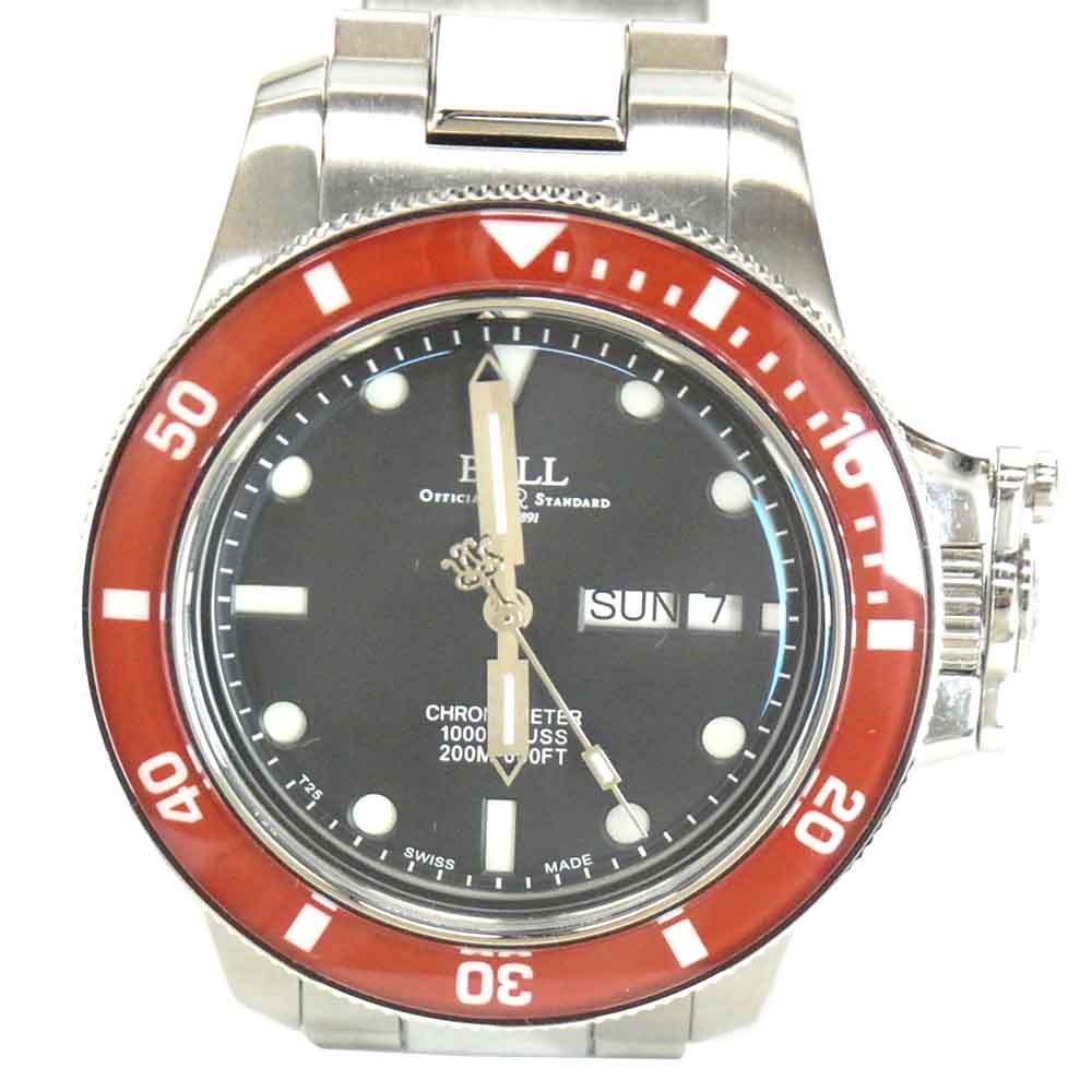 BALL WATCH ボール DM2118B‐S2CJ‐BK Engineer Hydrocarbon Original エンジニア ハイドロカーボン オリジナル レッドベゼル レッド系 シルバー系【美品】【中古】