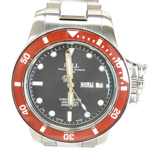 BALL WATCH ボール DM2118B‐S2CJ‐BK Engineer Hydrocarbon Original エンジニア ハイドロカーボン オリジナル レッドベゼル レッド系 シルバー系【美品】【中古】