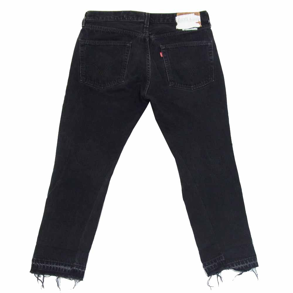 オールドパーク LEVIS リーバイス リメイク デニム ブラック系 34【中古】