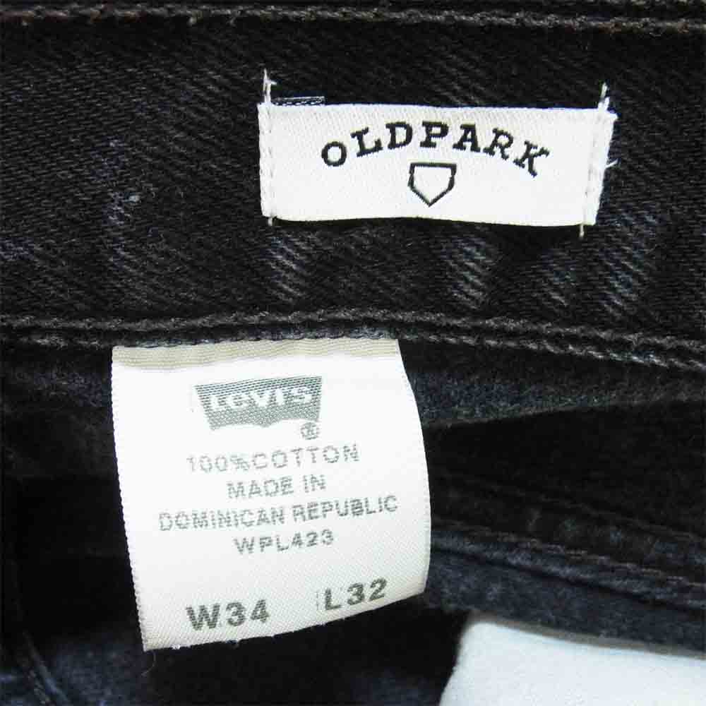 オールドパーク LEVIS リーバイス リメイク デニム ブラック系 34【中古】