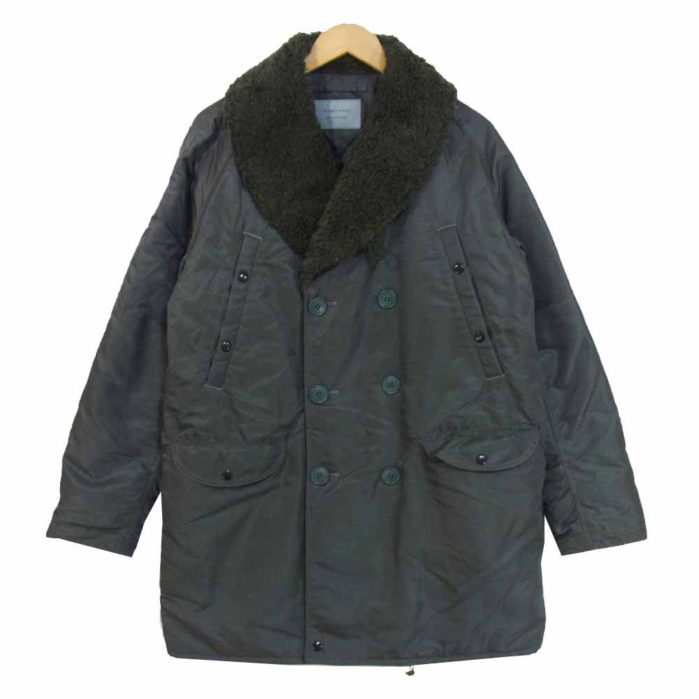 markaware マーカウェア 16AW a16c-17co01c ショールカラー ミリタリー コート カーキ系 2【中古】