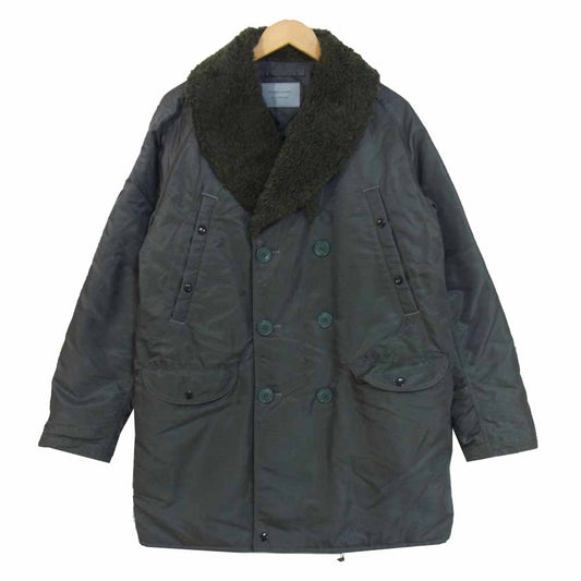 markaware マーカウェア 16AW a16c-17co01c ショールカラー ミリタリー コート カーキ系 2【中古】