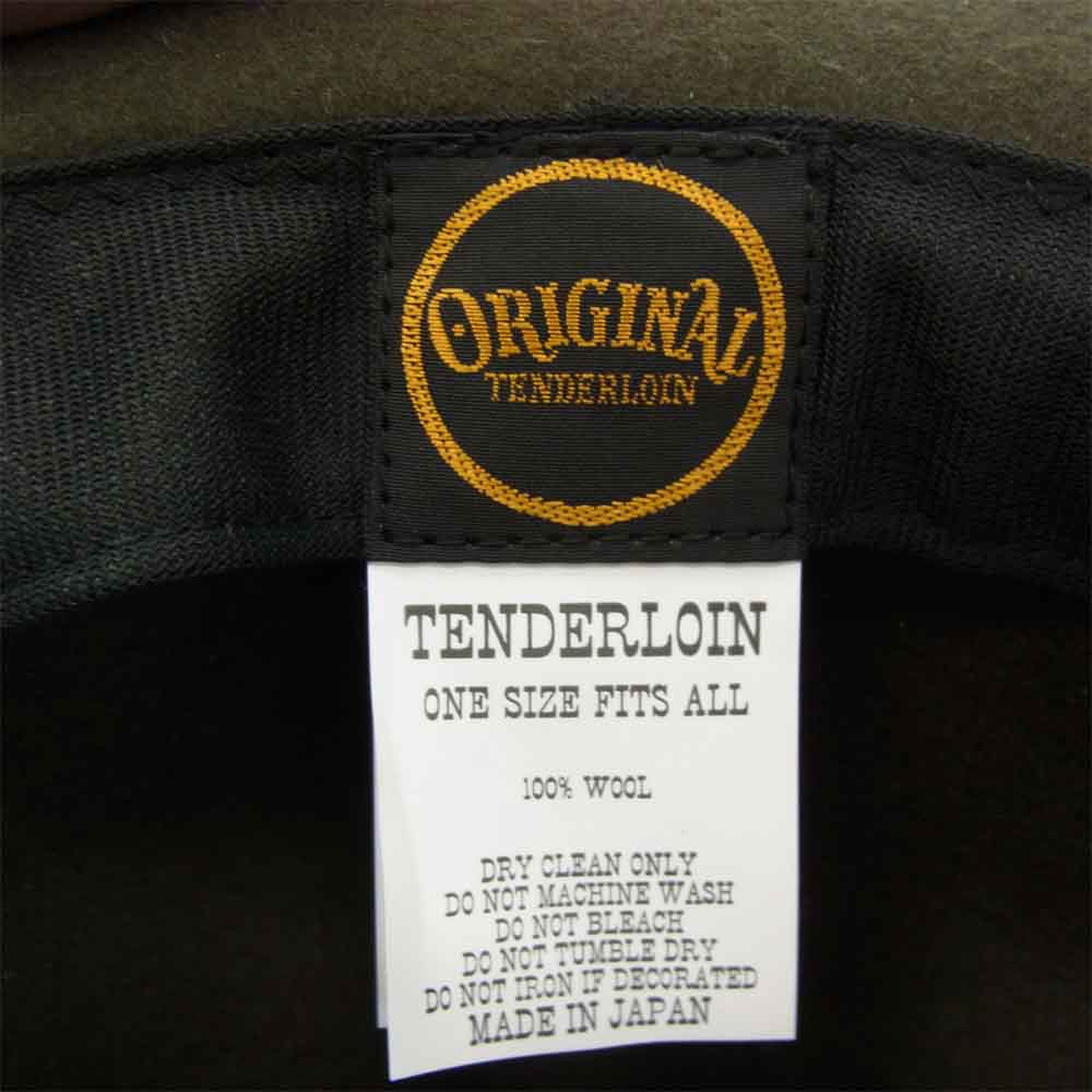 TENDERLOIN テンダーロイン T-PARK RANGER HAT フェルト ハット オリーブ ONE SIZE【中古】