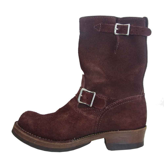 WESCO ウエスコ Custom Boss カスタム ボス エンジニア ブーツ ワインレッド系 9 1/2【中古】