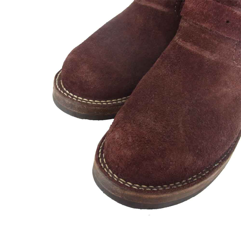WESCO ウエスコ Custom Boss カスタム ボス エンジニア ブーツ ワインレッド系 9 1/2【中古】