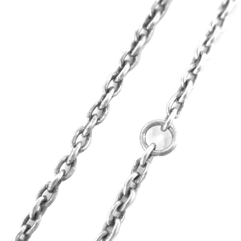 HOLLYWOOD RANCH MARKET ハリウッドランチマーケット シルバー ロゴ刻印 ネックレス シルバー系【中古】