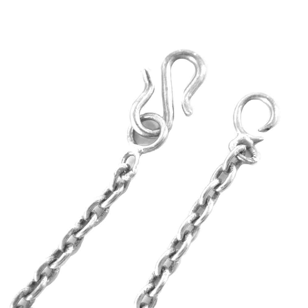 HOLLYWOOD RANCH MARKET ハリウッドランチマーケット シルバー ロゴ刻印 ネックレス シルバー系【中古】