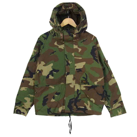 WTAPS ダブルタップス 152LTDT-JKM01S EX31 SNEAK COLLECTION NYLON TAFFETA TETRATEX カモフラ ナイロン ジャケット カーキ系 1【美品】【中古】