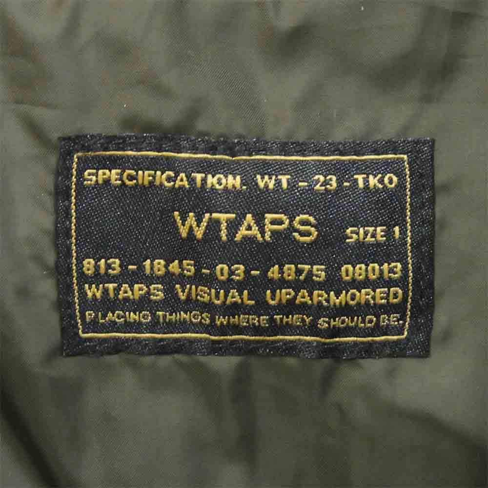 WTAPS ダブルタップス 152LTDT-JKM01S EX31 SNEAK COLLECTION NYLON TAFFETA TETRATEX カモフラ ナイロン ジャケット カーキ系 1【美品】【中古】