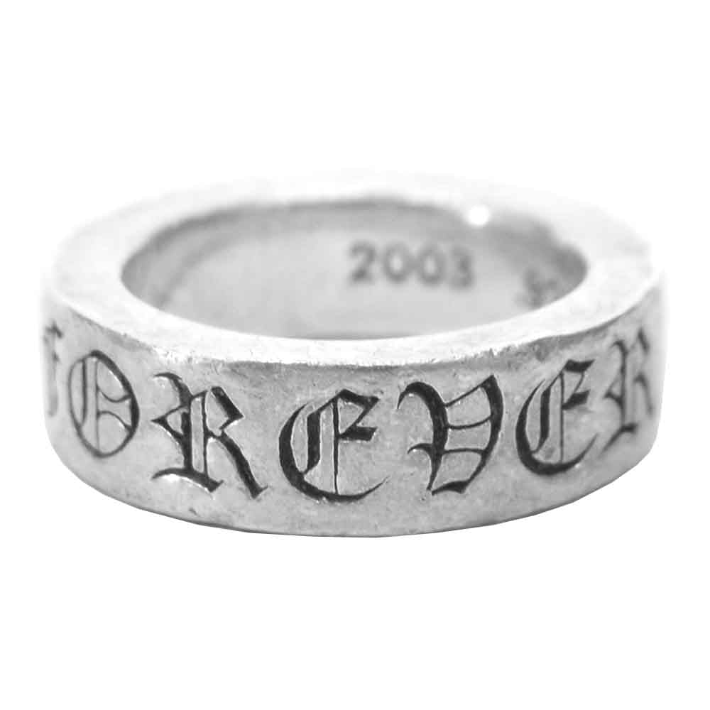 CHROME HEARTS クロムハーツ（原本無） 6mm SPACER FOREVER スペーサー フォーエバー リング シルバー系【中古】