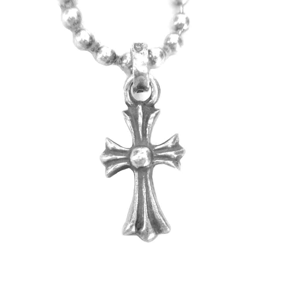 CHROME HEARTS クロムハーツ（原本無） ベイビー ファット チャーム ベビー ファット クロス トップ シルバー系 43.5cm【中古】