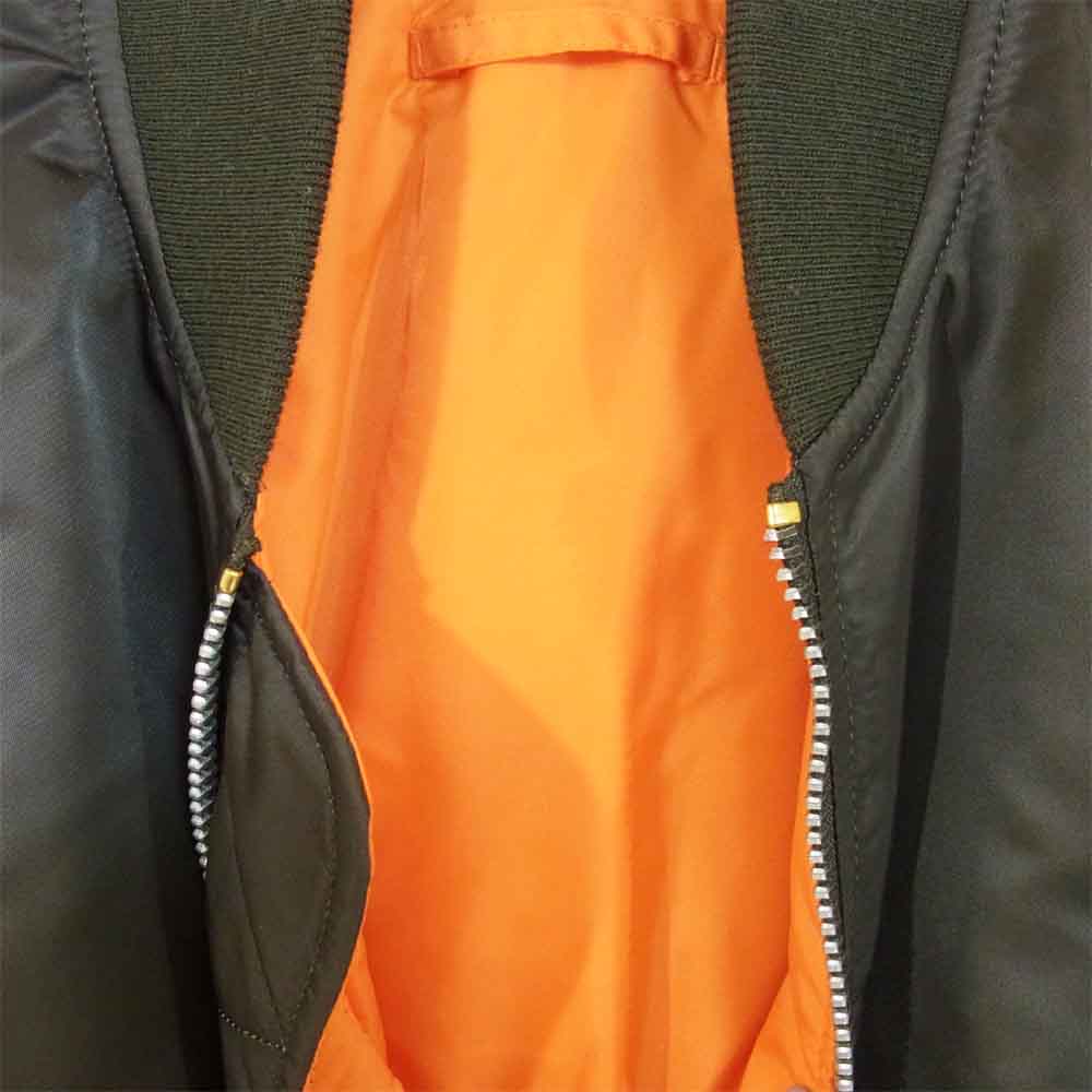 ALPHA アルファ 0615-00-573-8335 MA-1 フライトジャケット カーキ系 S【美品】【中古】