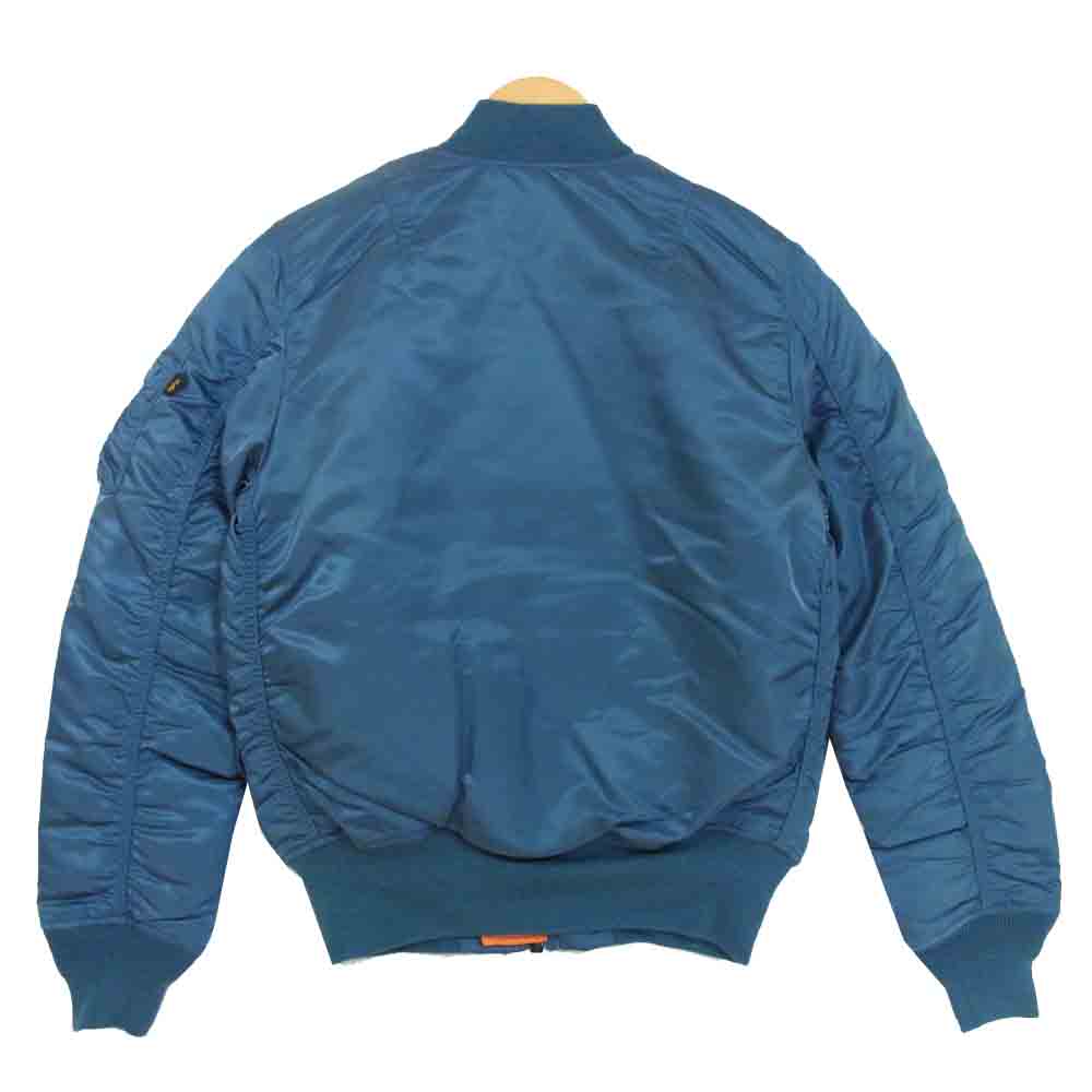 ALPHA アルファ 0615-00-573-8335 MA-1 フライトジャケット ブルー系 S