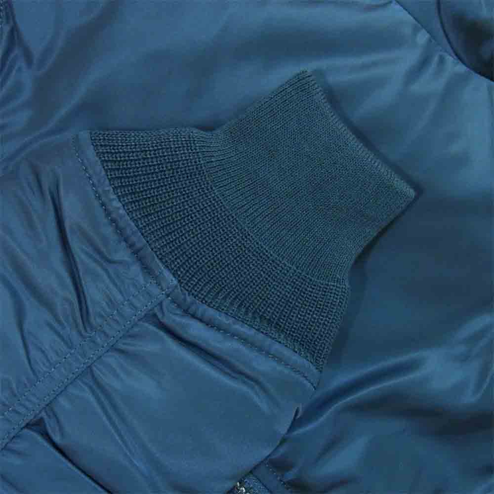 ALPHA アルファ 0615-00-573-8335 MA-1 フライトジャケット ブルー系 S【美品】【中古】