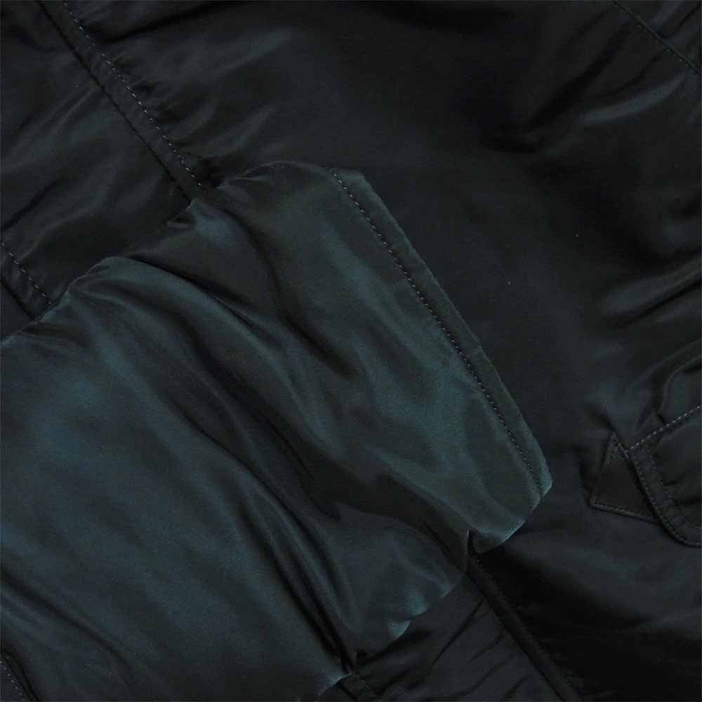 ALPHA アルファ 20094-419 JAPAN FIT N-3B ミリタリー ジャケット フライト ジャケット ファー取り外し可 グリーン系 S【美品】【中古】