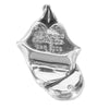 CHROME HEARTS クロムハーツ（原本無） LIPS & TONGUE CHARM リップ & タン チャーム トップ シルバー系 3.2cm【中古】