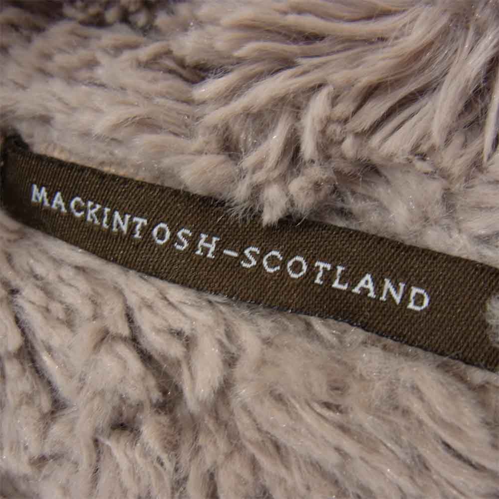 Mackintosh マッキントッシュ 国内正規品 スコットランド製 裏ボア キルティング ダウン コート ベージュ系 36【中古】