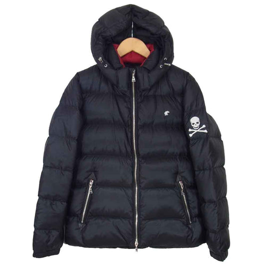 LOVELESS ラブレス 61F62-417-09 WHITE GOOSE ホワイトグース スカル 刺繍 ダウン ジャケット ブラック系 2【美品】【中古】