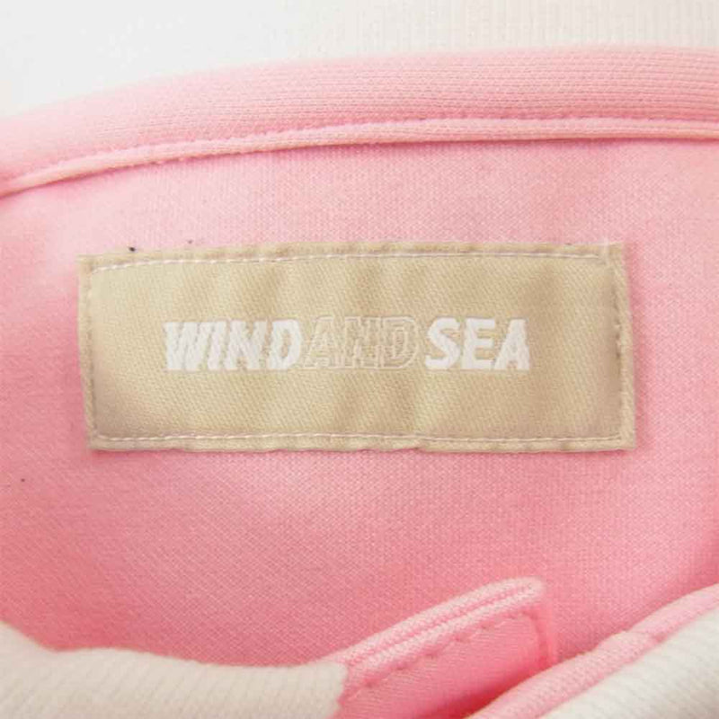 ウィンダンシー WDS-JER-05 ロゴ刺繍 半袖 ポロシャツ ピンク ピンク系 M【美品】【中古】