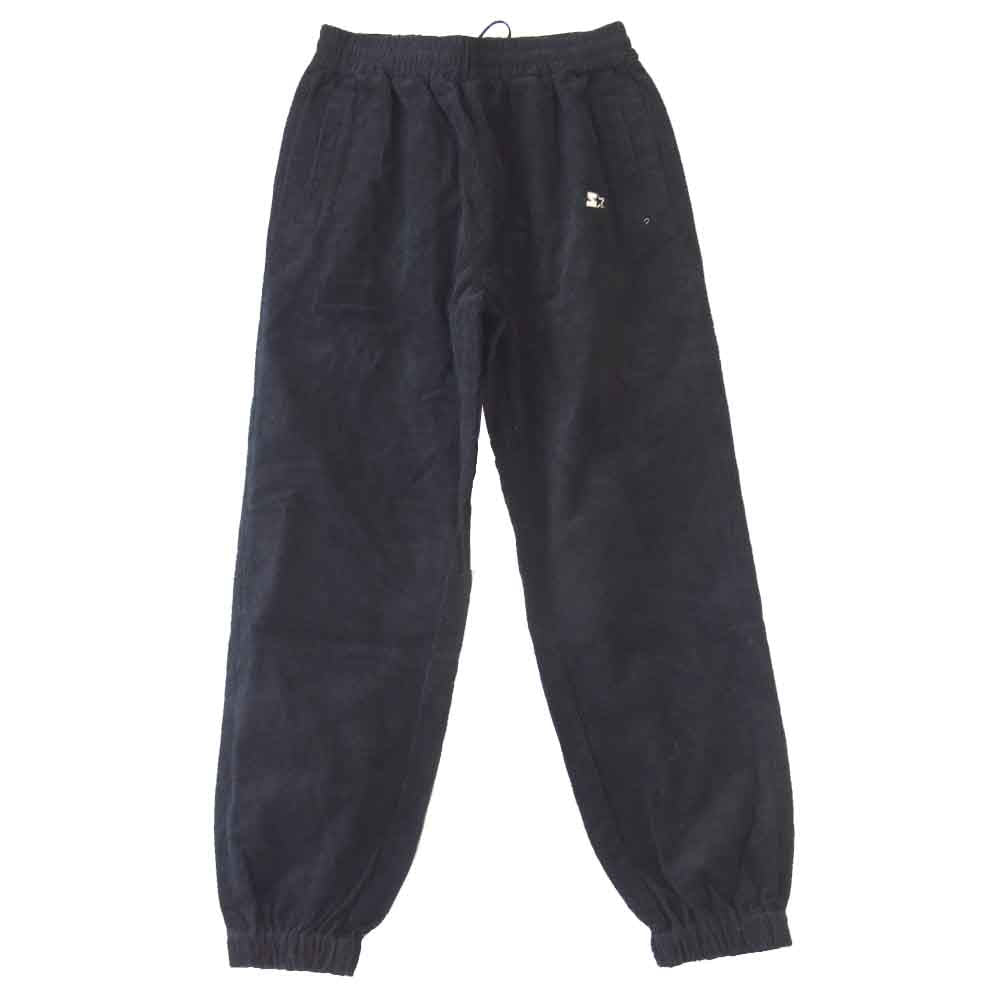 スターター BUFU CORDUROY TRACK PANT コーデュロイ トラック パンツ ブラック系 L【美品】【中古】