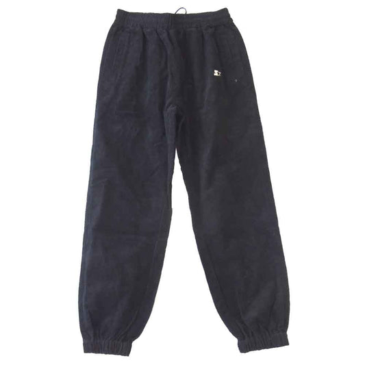 スターター BUFU CORDUROY TRACK PANT コーデュロイ トラック パンツ ブラック系 L【美品】【中古】