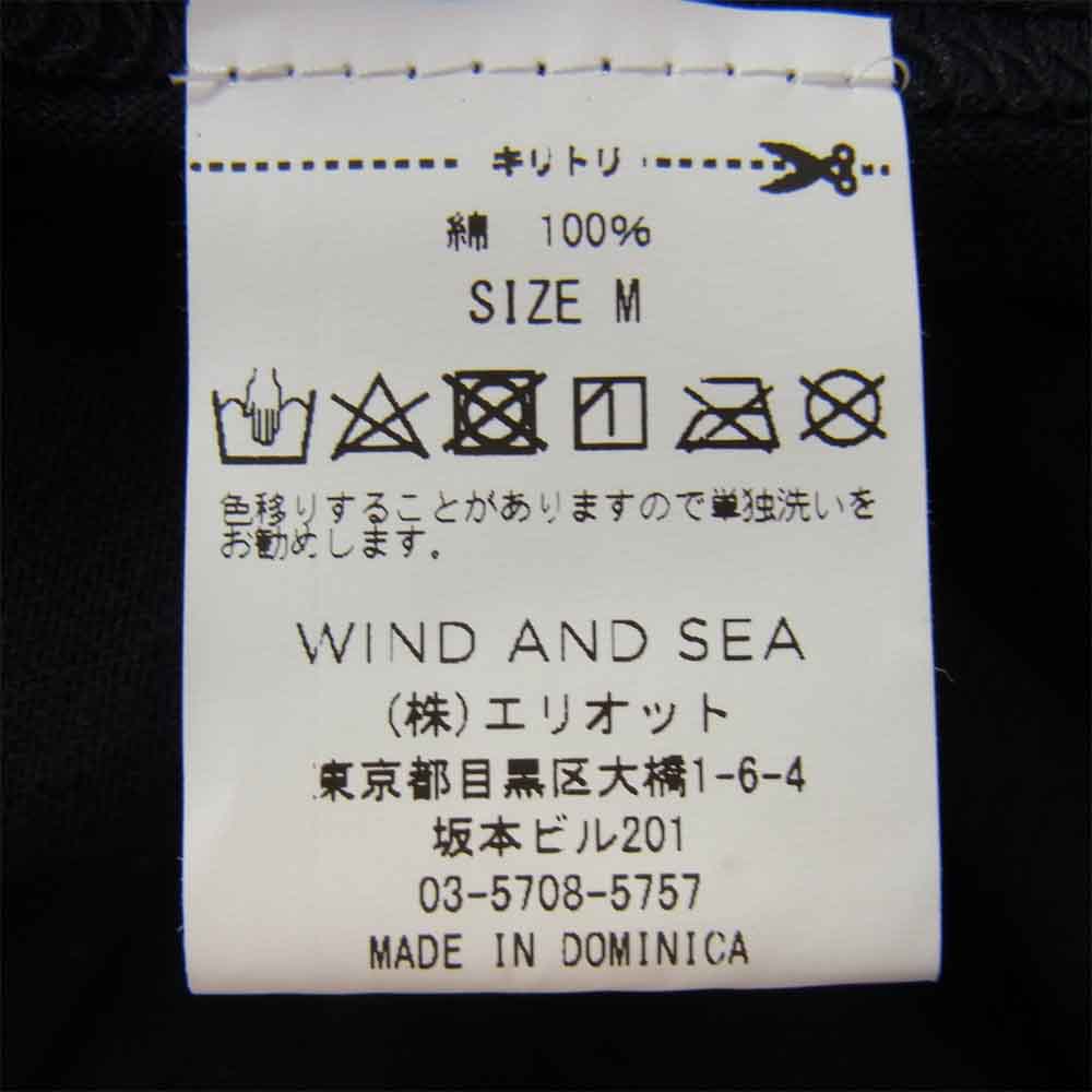 ウィンダンシー WDS-NOW-01 今くるよ WDS TEE ロゴ 半袖 Tシャツ ブラック系 M【美品】【中古】