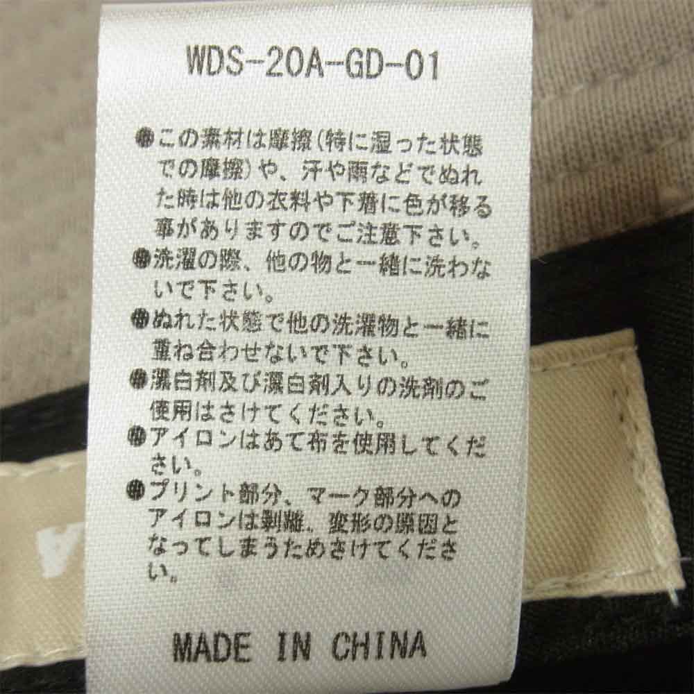 ウィンダンシー 20AW WDS-20A-GD-01 WDS SWEAT BUCKET HAT ロゴ スウェット バケット ハット グレー系 M【新古品】【未使用】【中古】