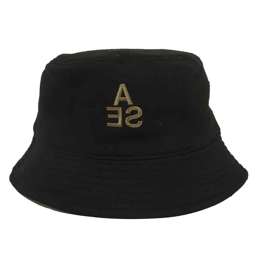 ウィンダンシー 20AW WDS-20A-GD-01 WDS SWEAT BUCKET HAT ロゴ スウェット バケット ハット ブラック ブラック系 M【新古品】【未使用】【中古】