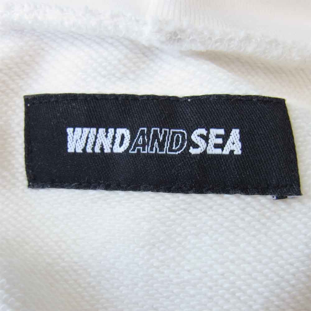 ウィンダンシー WDS-STNLY-05 STANLEY スタンリー WDS Hoodie ロゴ パーカー ホワイト系 L【美品】【中古】