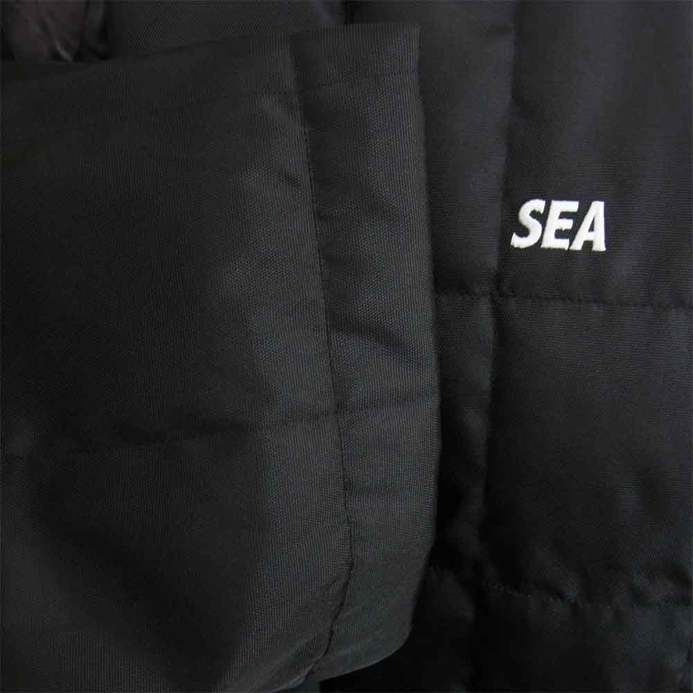 ウィンダンシー WDS-JK-12 ロゴ キルティング ナイロン 法被 ジャケット ブラック系 L【美品】【中古】