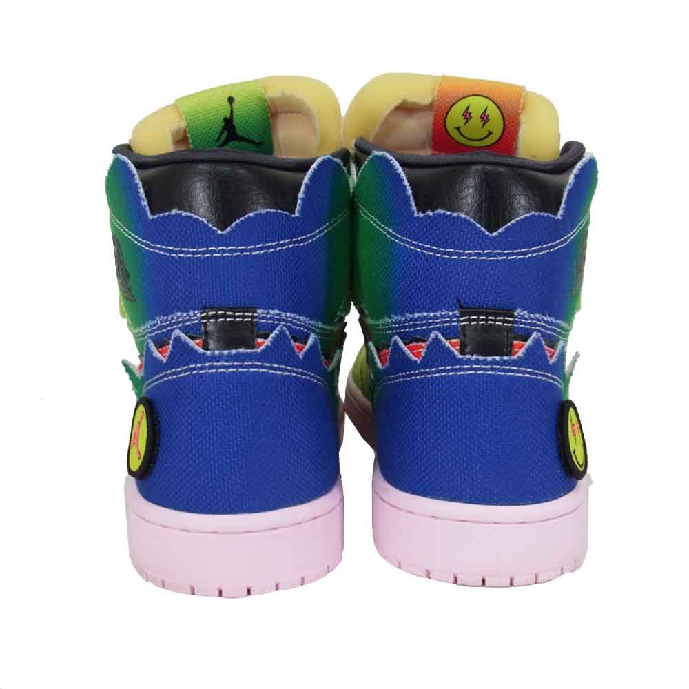 NIKE AIR JORDAN ナイキ ジョーダン DC3481-900 極美品 J BALVIN ジェーバルビン 1 RETRO HIGH OG MULTI-COLOR ワン レトロ ハイ マルチカラー 26.5cm【美品】【中古】