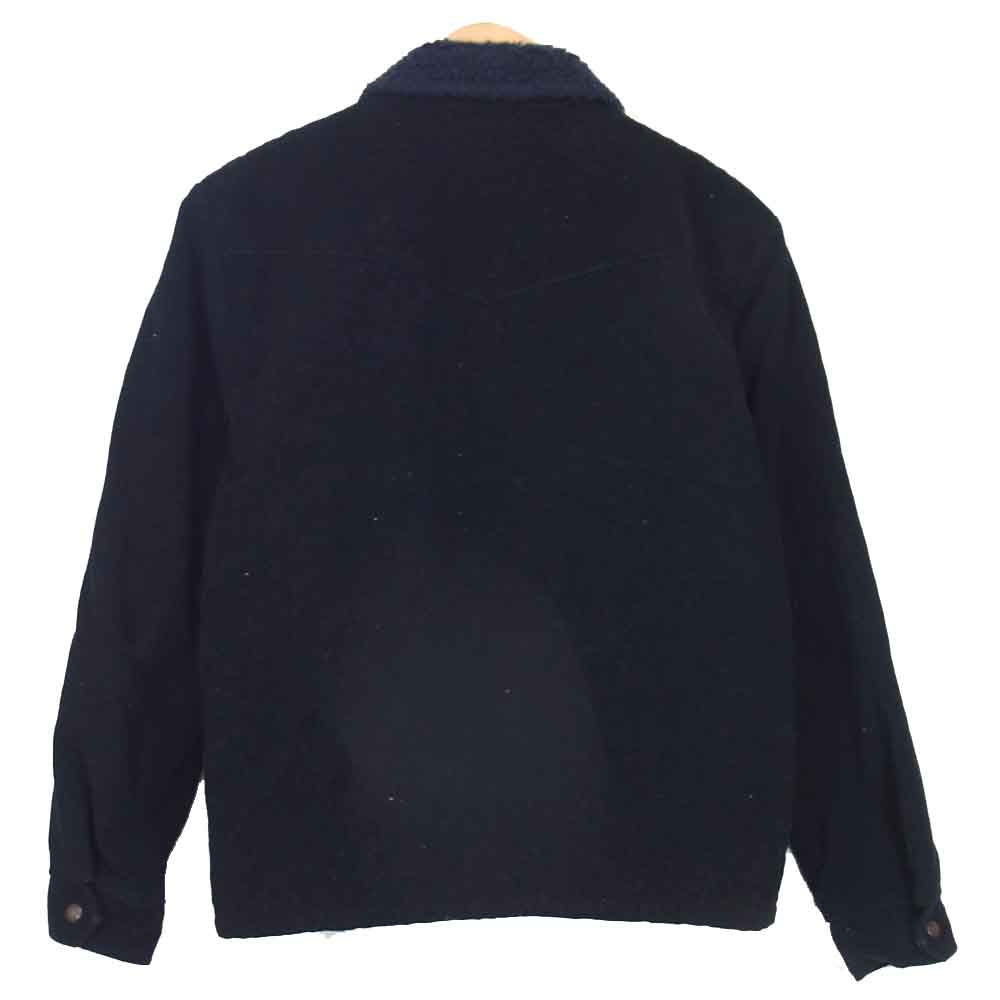 TENDERLOIN テンダーロイン T-SADDLE CORDUROY JKT サドル コーデュロイ ボア ジャケット ネイビー系 S【中古】