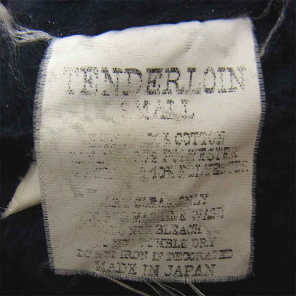TENDERLOIN テンダーロイン T-SADDLE CORDUROY JKT サドル コーデュロイ ボア ジャケット ネイビー系 S【中古】