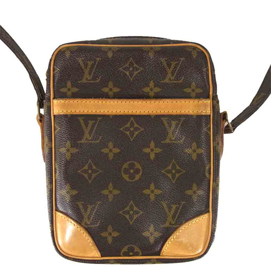 LOUIS VUITTON ルイ・ヴィトン M45266 ダヌーブ モノグラム キャンバス レディース ショルダーバッグ ダークブラウン系【中古】