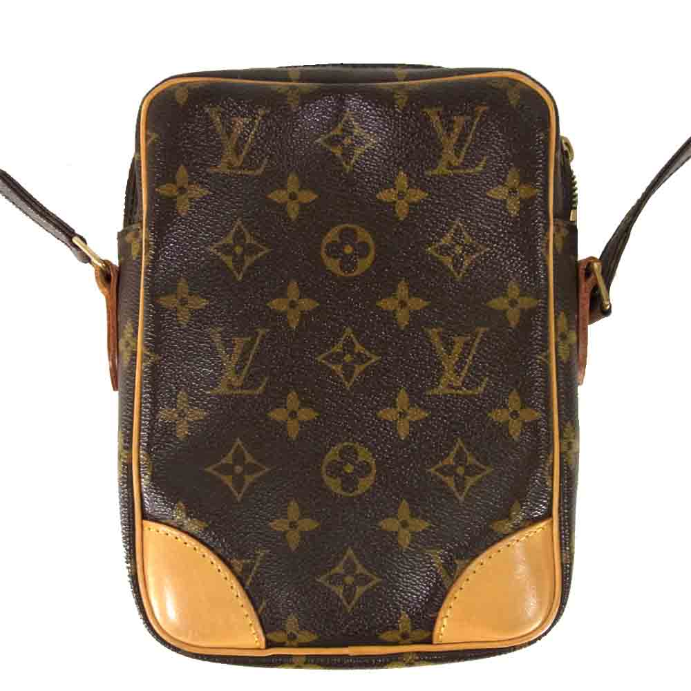 LOUIS VUITTON ルイ・ヴィトン M45266 ダヌーブ モノグラム キャンバス レディース ショルダーバッグ ダークブラウン系【中古】