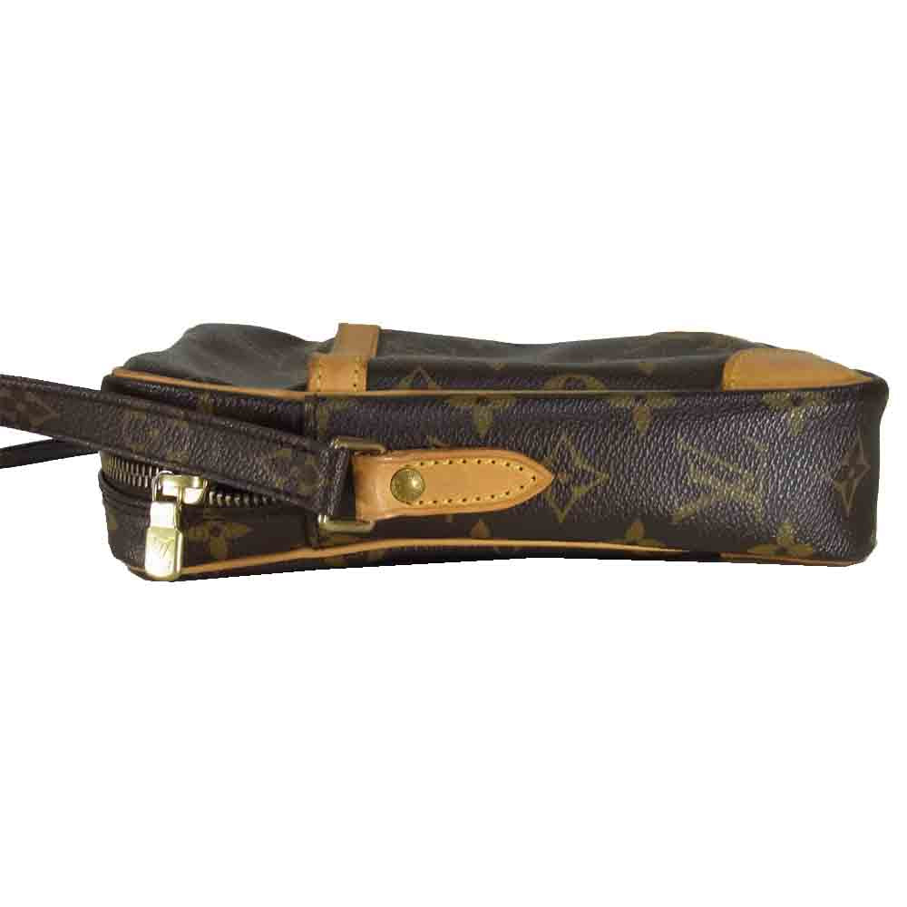 LOUIS VUITTON ルイ・ヴィトン M45266 ダヌーブ モノグラム キャンバス レディース ショルダーバッグ ダークブラウン系【中古】