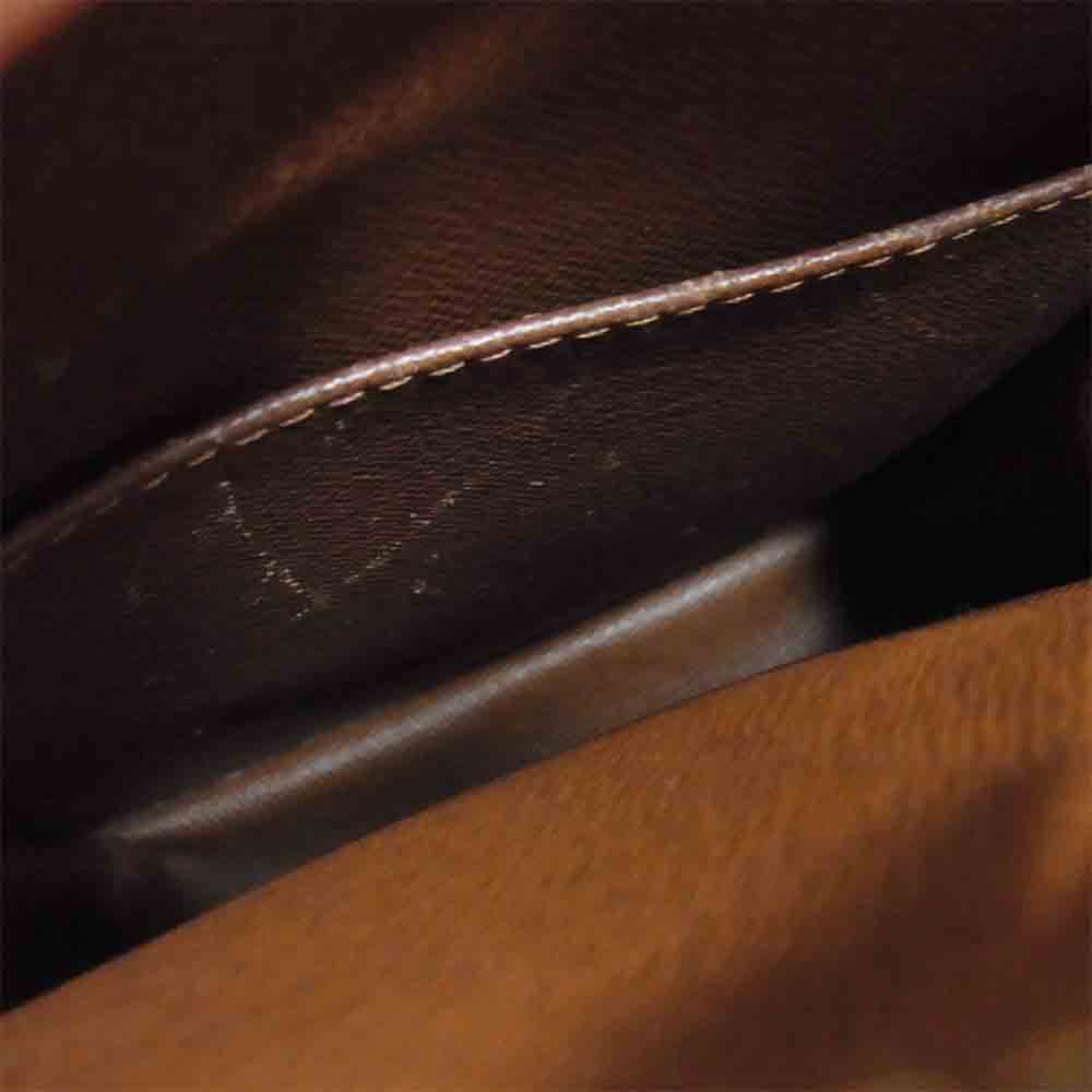 LOUIS VUITTON ルイ・ヴィトン M45266 ダヌーブ モノグラム キャンバス レディース ショルダーバッグ ダークブラウン系【中古】