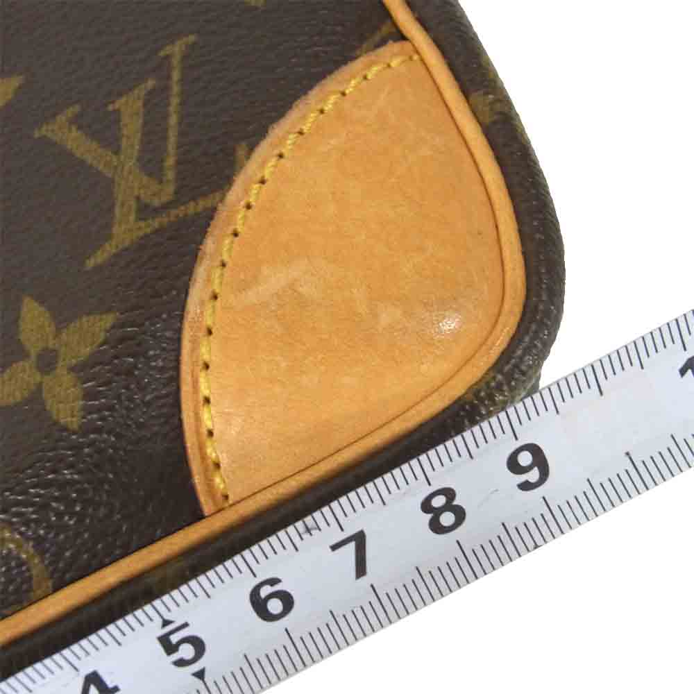 LOUIS VUITTON ルイ・ヴィトン M45266 ダヌーブ モノグラム キャンバス レディース ショルダーバッグ ダークブラウン系【中古】